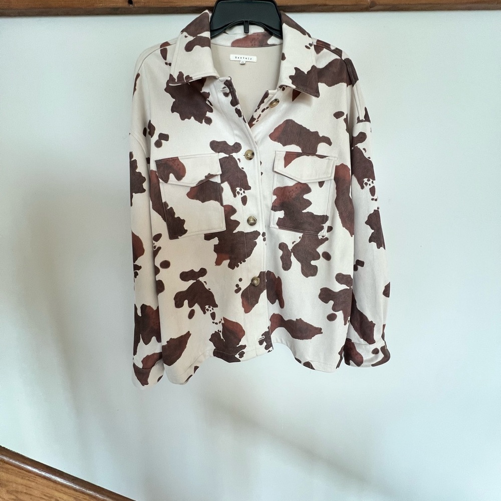 Cow Print Jacket